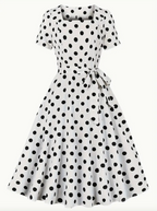 ANKE  - Elegante vintage Polka Kleid fur den Fruhling/ Sommer