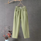 MARIKA - Leinenhose mit elastischer Taille