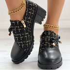 Sophie - Die eleganten Schuhe im Farbblock-Design mit Schleifendetail
