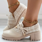 Sophie - Die eleganten Schuhe im Farbblock-Design mit Schleifendetail