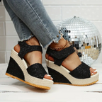 Nina - Die klassische Keilsandalette