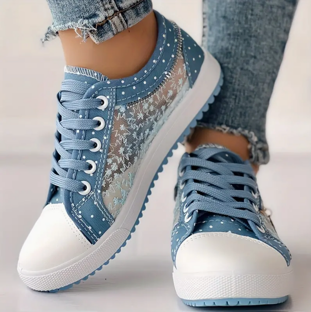 Emma - Die flachen Mesh-Turnschuhe für Frauen