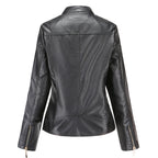 Stilvolle Lederjacke mit zeitlosem Design