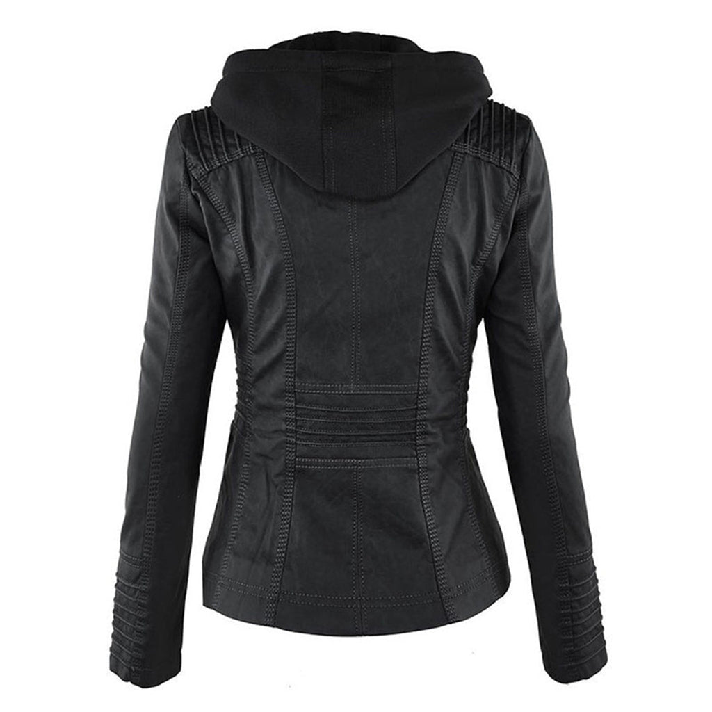 Lederjacke Damen robuste Eleganz mit Hochwertigem Leder für Stilbewusste Frauen und urbanem Look - Monika