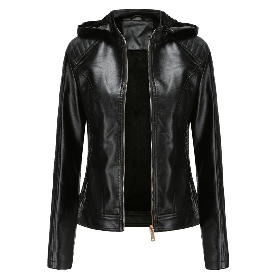 Stilvolle Lederjacke mit zeitlosem Design