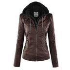 Jacke aus veganem Kunstleder