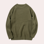 Trond - Lässiger Herren-Pullover mit Rundhalsausschnitt