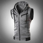 CARSON - Slim Fit Weste mit Kapuze