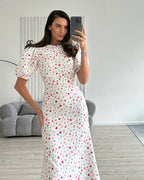 Evy - Elegantes Blumenkleid