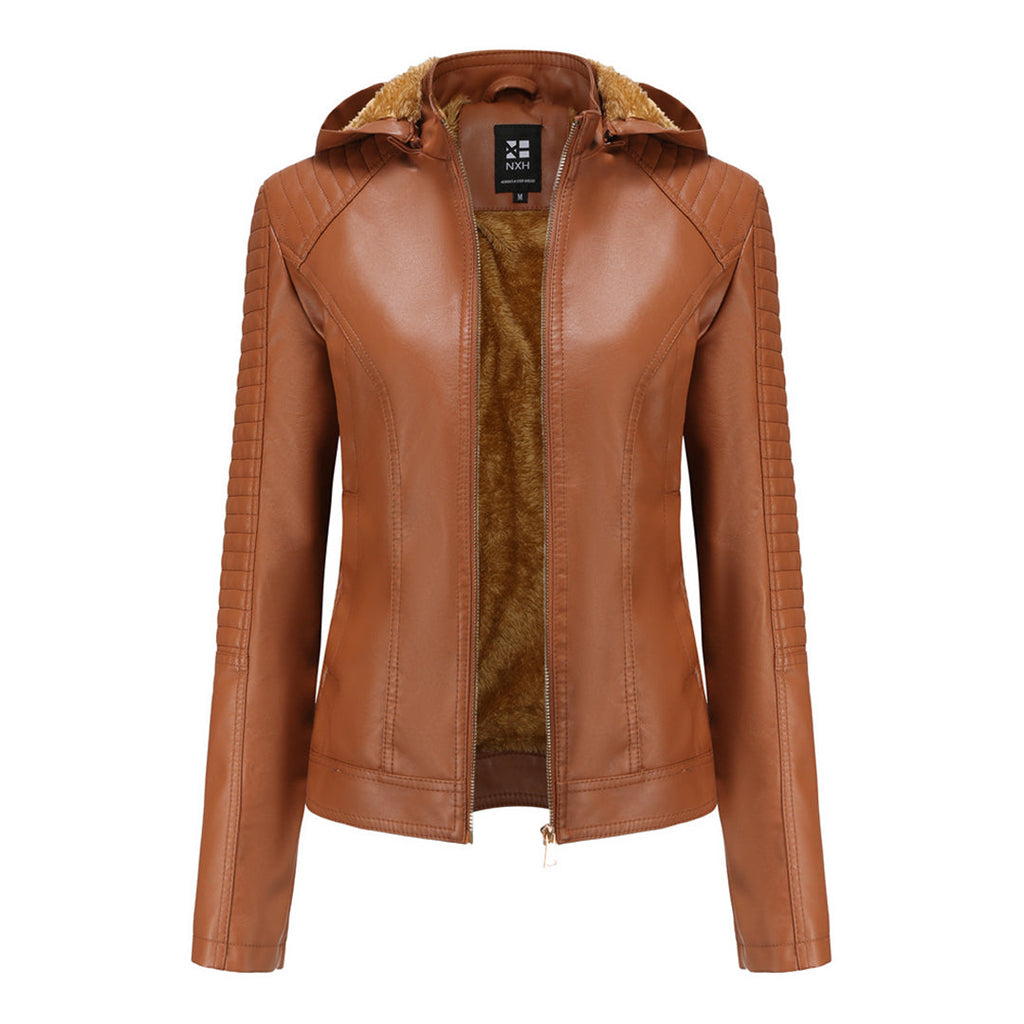 Stilvolle Lederjacke mit zeitlosem Design