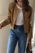 Jacke im Vintage-Stil mit Knöpfen
