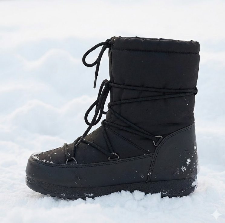 Wasserdichte, gepolsterte Schneestiefel für Damen - Kolesa