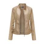 Stilvolle Lederjacke mit zeitlosem Design