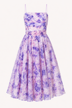 Romantisches Midikleid für Frauen mit Blumenmuster - Elira