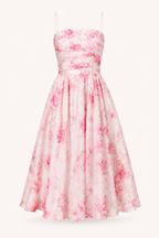 Romantisches Midikleid für Frauen mit Blumenmuster - Elira