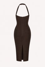 Elegantes Bandage-Kleid mit Neckholder-Ausschnitt – Erika