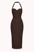 Elegantes Bandage-Kleid mit Neckholder-Ausschnitt – Erika