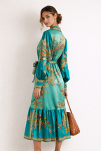 Midikleid mit Boho-Print für Frauen - Daniela