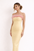 Elegantes langes Damenkleid in schmaler Passform - Renata
