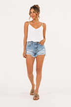 Flache Damensandalen mit Muster und Quasten – Meike