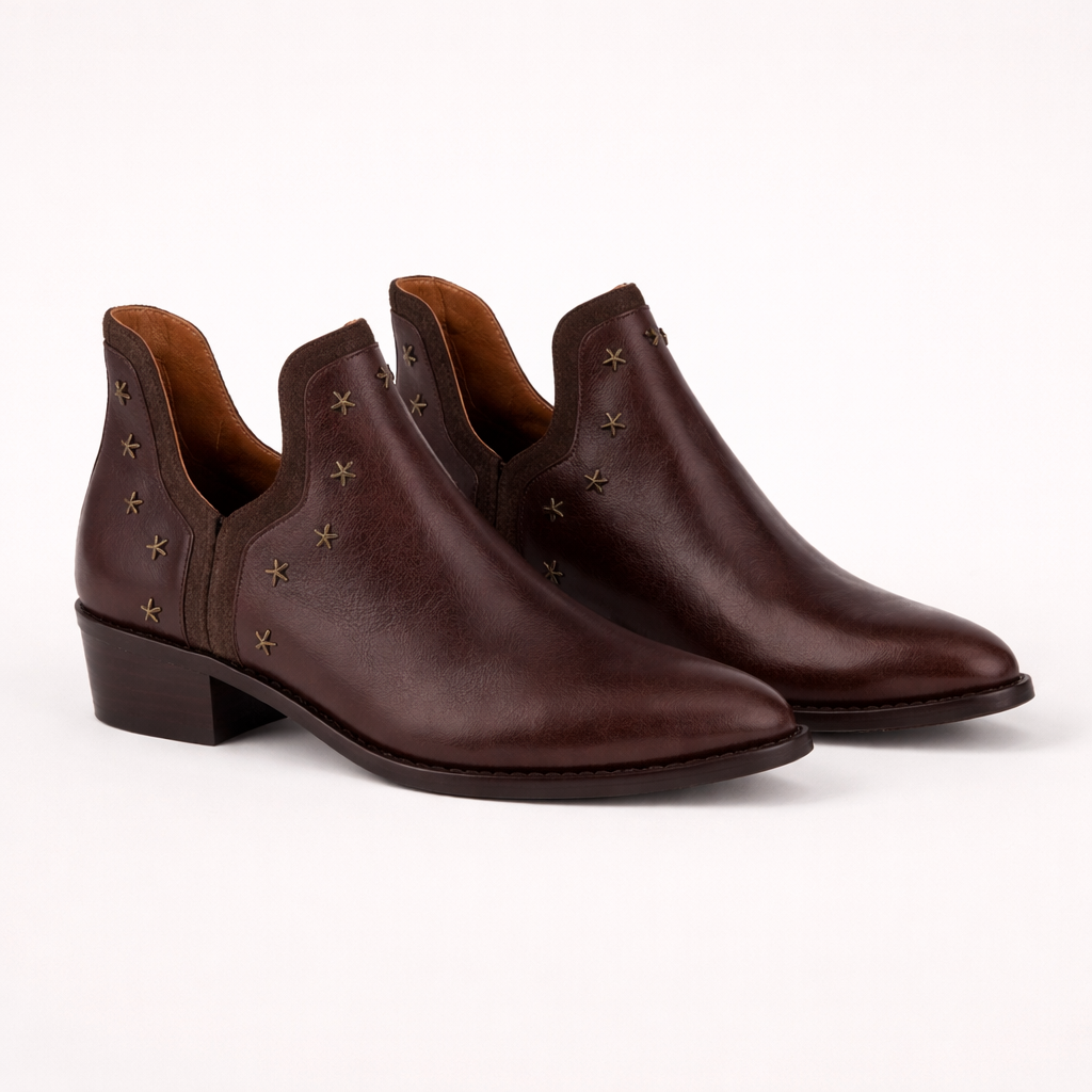 Damenstiefel im Chelsea-Stil mit mittlerem Absatz - Greta