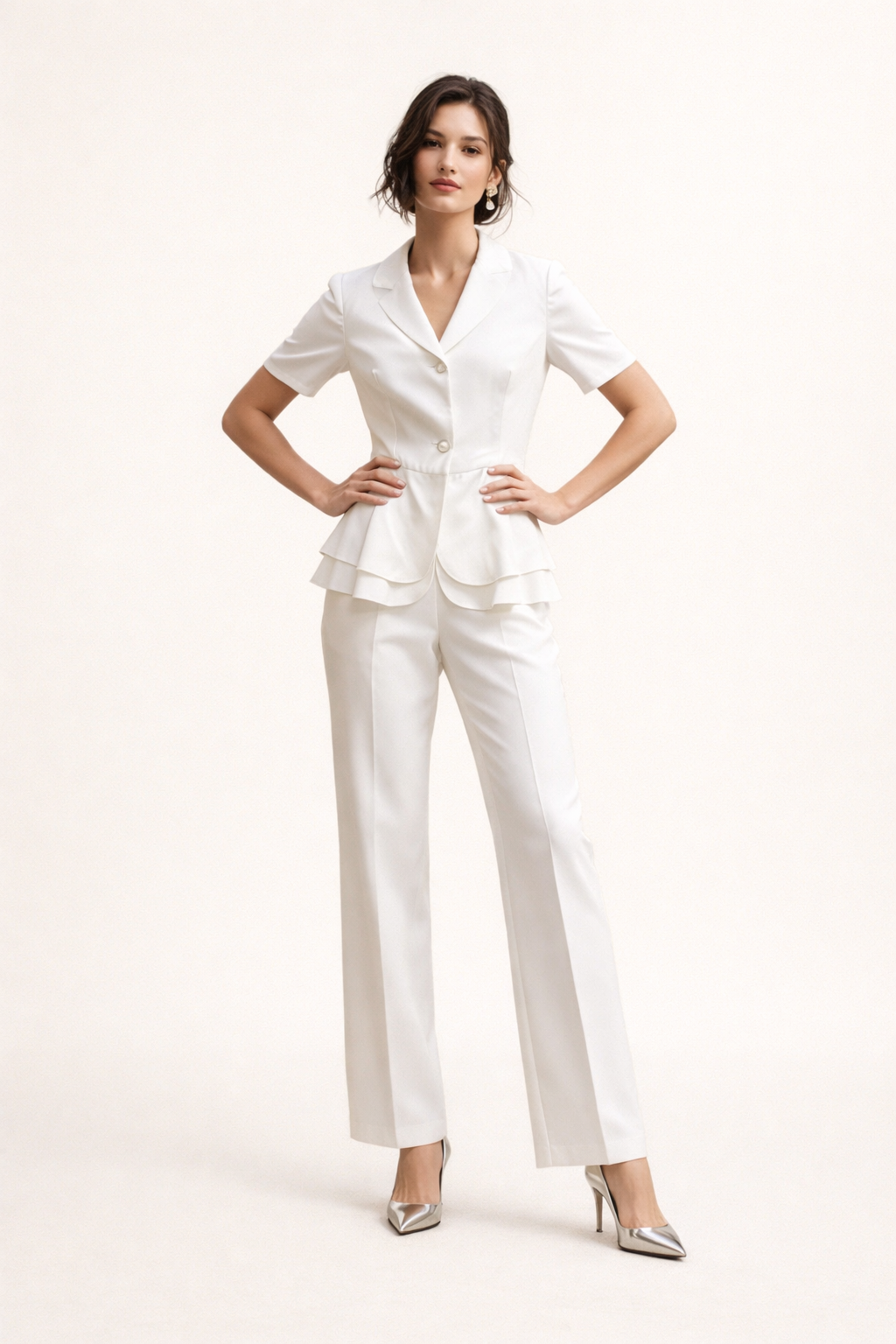 Taillierter Blazer und elegante Hose für Damen - Kreszenz