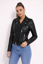 Damen Bikerjacke mit Taschen - Saelia