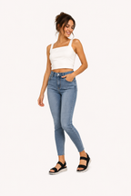 Orthopädische Damensandalen mit bequemem Keilabsatz – Gerlinde