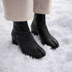 Damenstiefelette mit geteilter Spitze und Absatz - Yalneth
