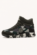 Lässige Damenstiefeletten mit Camouflage-Muster und mittlerem Schaft – Georgina