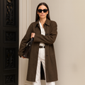 Gerader Damenmantel im Vintage-Stil - Remy