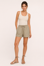 Flache Schnürsandalen für Damen mit schmalen Riemchen und Knöchelriemen – Leni