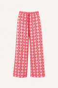 Weit geschnittene Damenhose mit Muster – Nadine