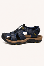 Trekking-Sandalen für Herren mit verstärkter Zehenkappe und verstellbarem Schnürsenkel – Viktor