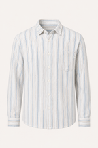 Herren Sommer casual smart casual vertikal gestreiftes Hemd - Ralf
