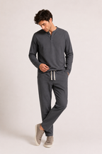 Herrenset Leinen lässig elegant T-Shirt Hose Sommer - Jörg