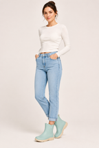 Bequeme und leichte wasserdichte Stiefeletten für Damen für regnerisches Wetter – Helmira