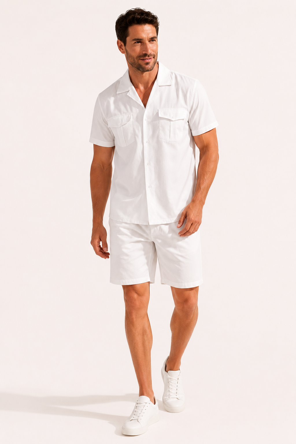 Herrenhemd und Shorts mit zwei Taschen - Matthis