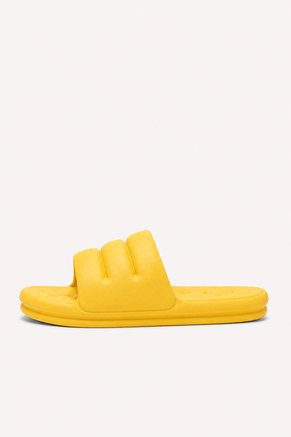 Flache gepolsterte Damen-Slider-Sandalen - Ingrid