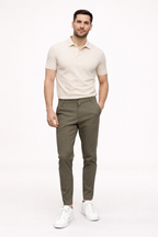 Herren-Chinohose mit geradem Schnitt und bequemer Passform - Zigor
