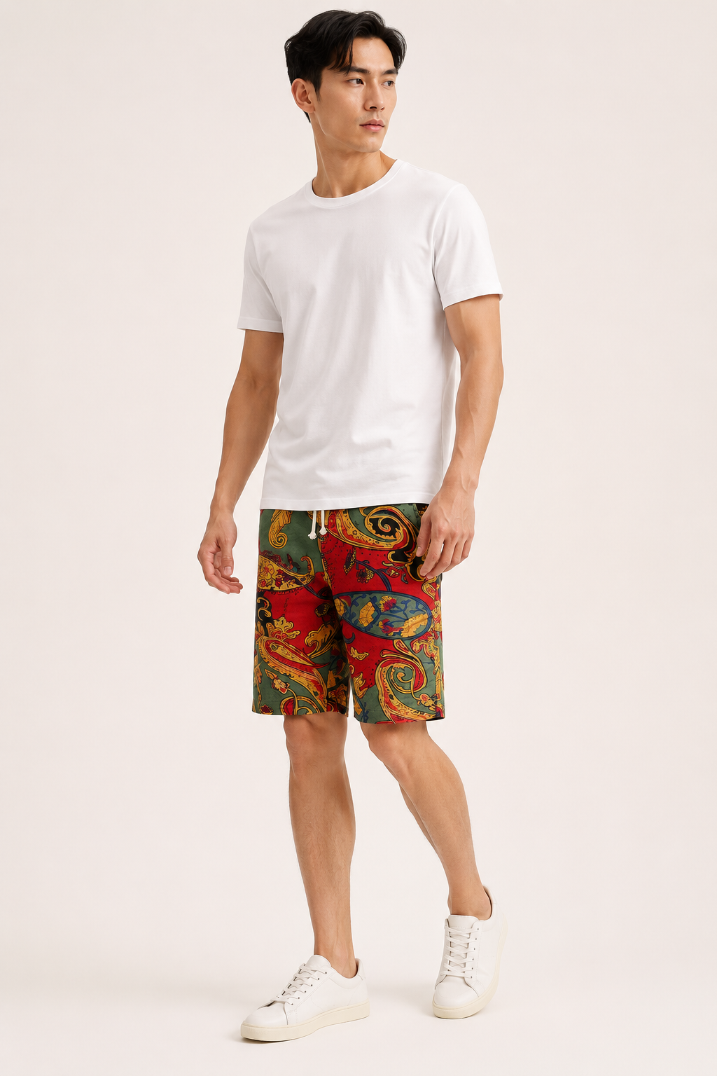 Bedruckte Shorts für Männer mit verstellbarer Taille - Hugo