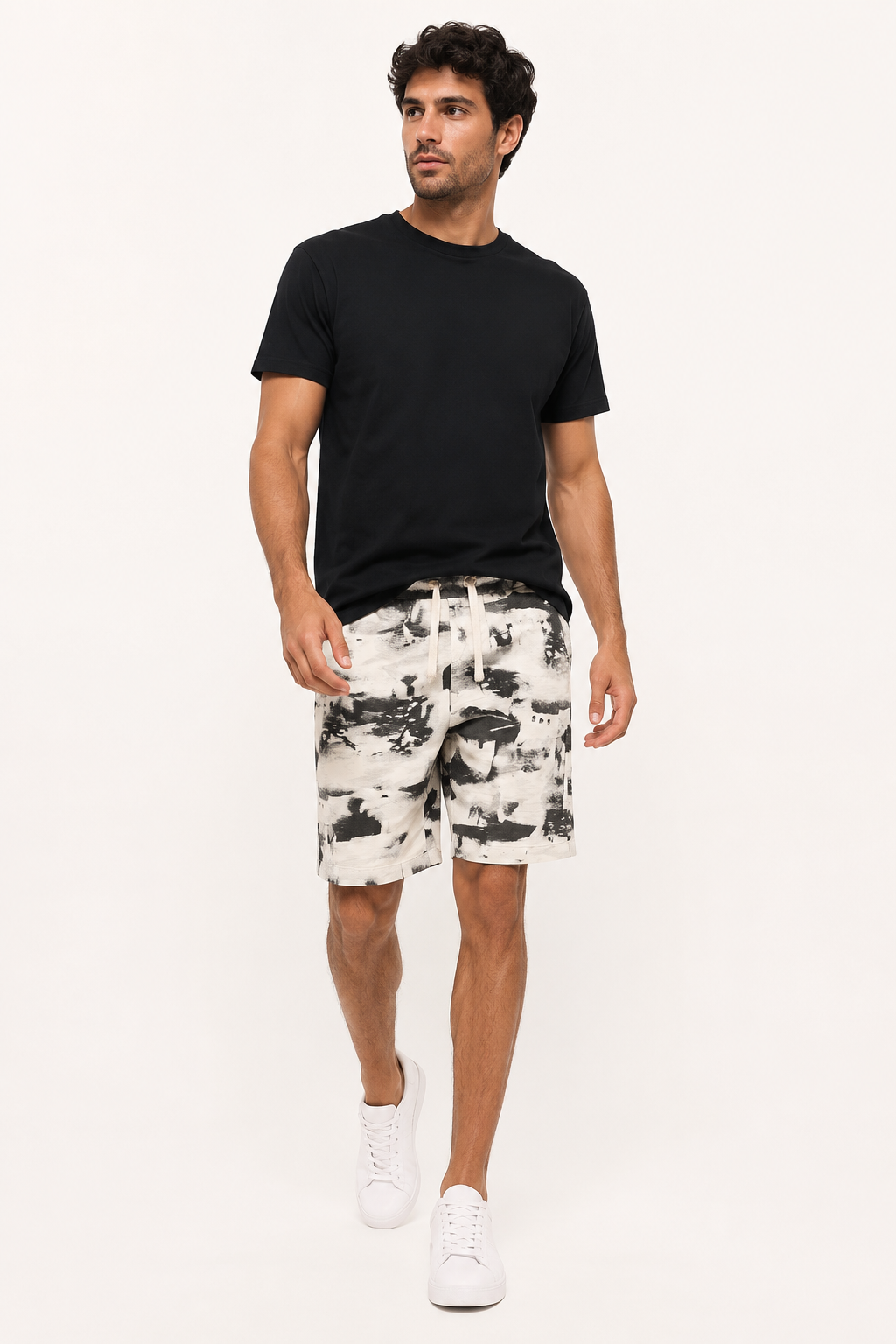 Bedruckte Shorts für Männer mit verstellbarer Taille - Hugo