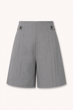 Hochgeschlossene Damen-Shorts mit seitlichen Knöpfen - Maren
