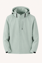 Unisex-Jacke, wasserdicht und winddicht, mit durchgehendem Reißverschluss – Shocks