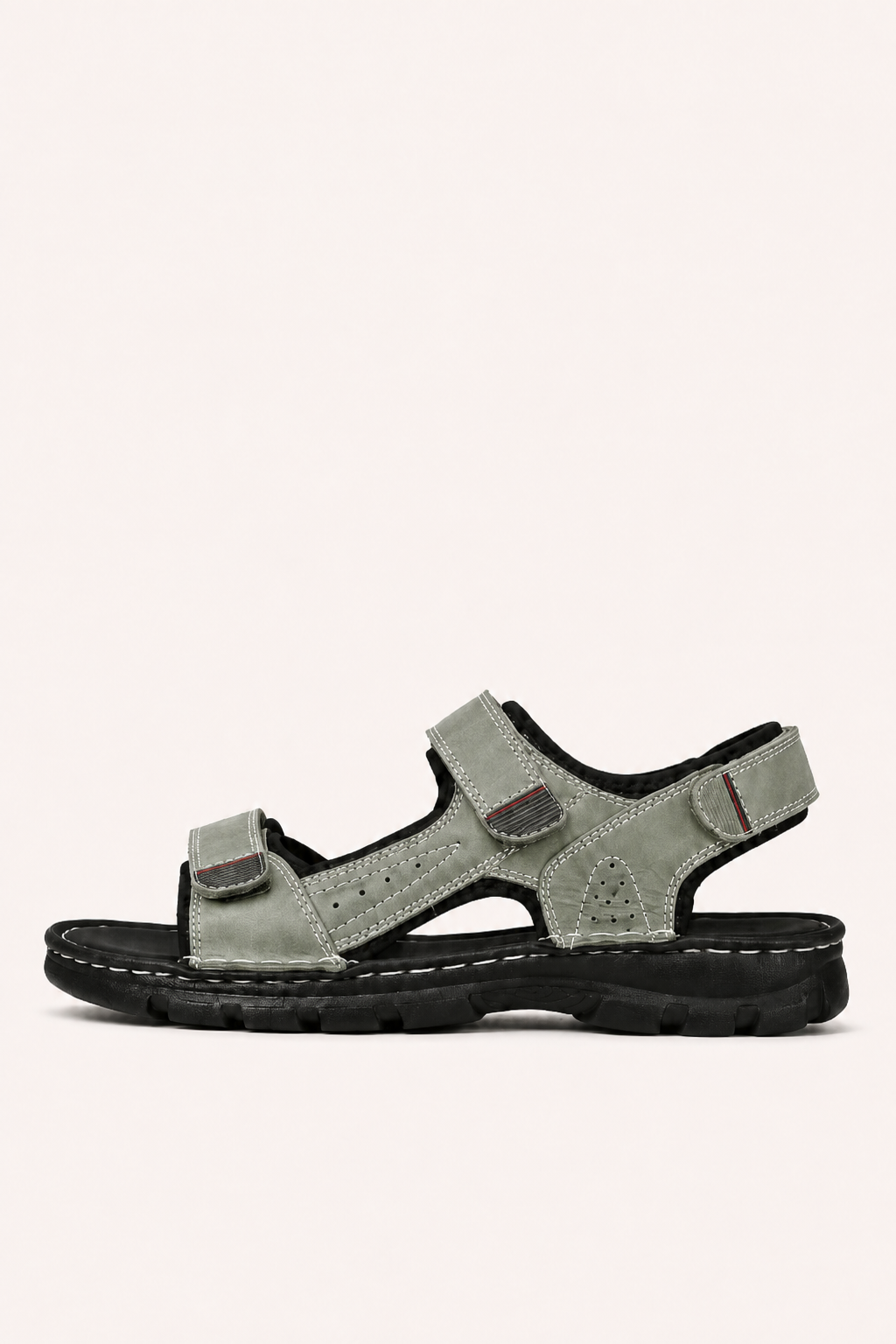 Sportliche Herren-Sandalen mit Klettverschluss und dicker Sohle – Armelio