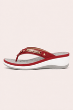 Orthopädische Sandalen für Damen mit ergonomischem, rutschfestem Keilabsatz – Marlies