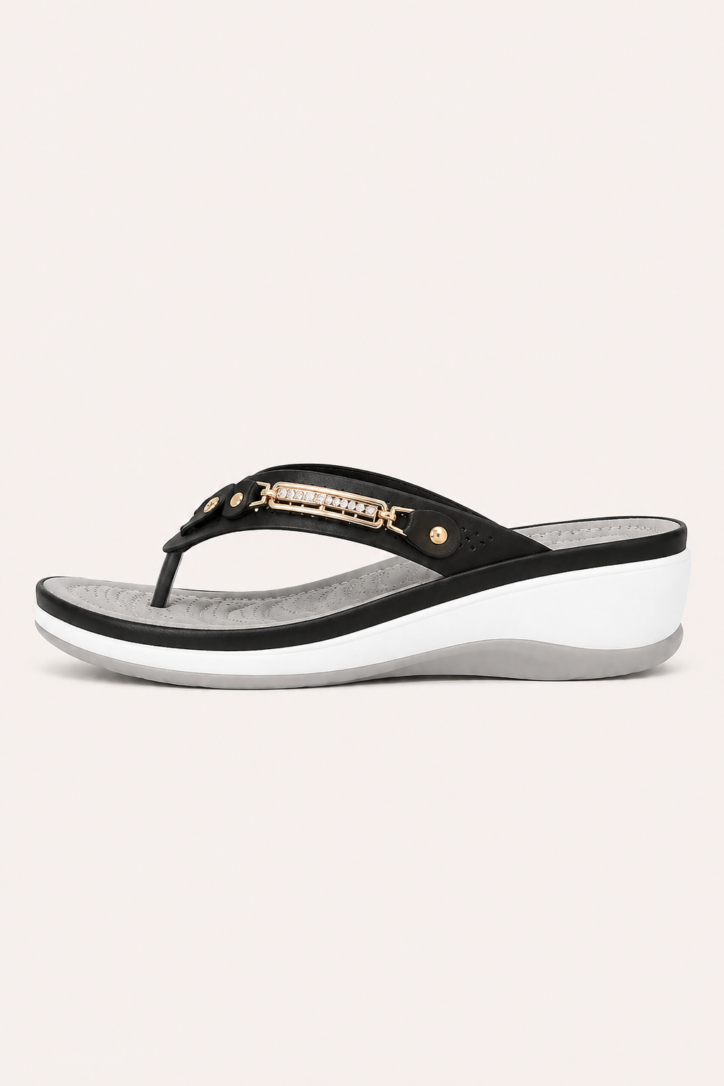Orthopädische Sandalen für Damen mit ergonomischem, rutschfestem Keilabsatz – Marlies