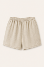 Damen-Shorts mit weitem Bein und elastischer Taille - Klara