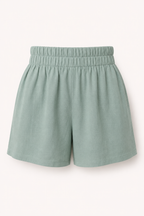 Damen-Shorts mit weitem Bein und elastischer Taille - Klara