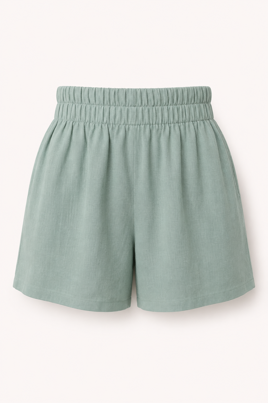 Damen-Shorts mit weitem Bein und elastischer Taille - Klara